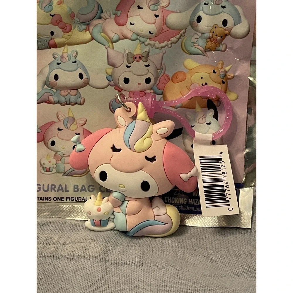 NEW Hello Kitty & Friends 3D Figural Keychain Bag Clip - Series 4 - My Melody